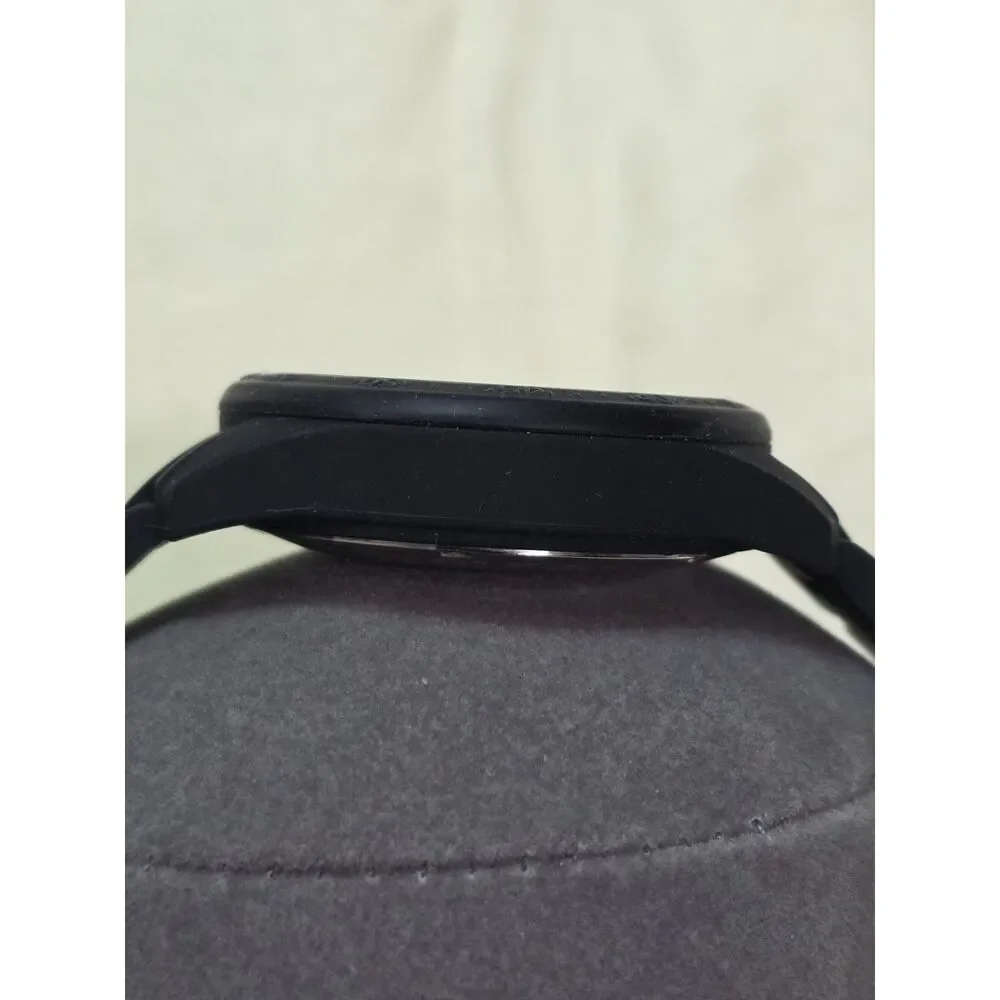 Fossil Men's 44mm Blackout Sport Watch (AM4519) - FKM Rubber - New Battery